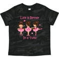 thumbnail image 3 of Inktastic Life's Better in a Tutu Ks Girls Toddler T-Shirt, 3 of 5