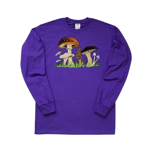 INKtastic Mushroom hunting for Morel mushroom Long Sleeve TShirt