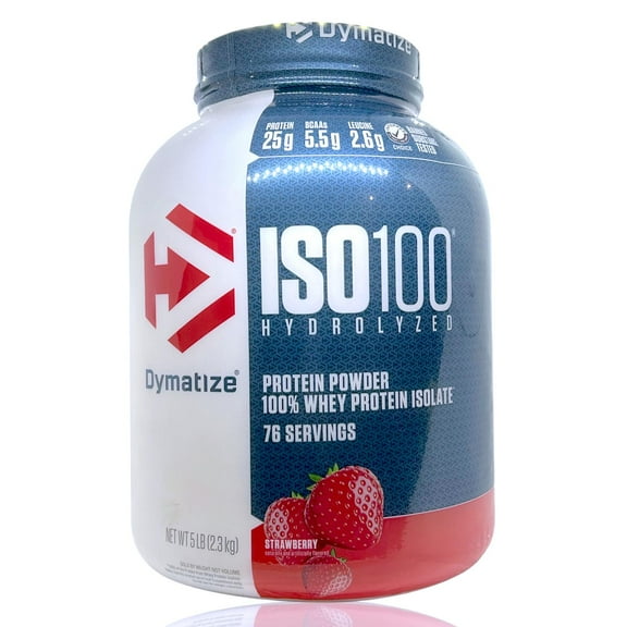 Proteína Hydrolyzed ISO 100 5 Lbs Sabor Fresa Dymatize