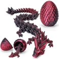 thumbnail image 1 of Dragon Toy TBOLINE 12 huevos de dragón impresos en 3D para niños y adolescentes, 1 of 8