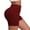 Wine leggings for women, variant on LangJing Biker Shorts with Pockets for Women, High Waisted Tummy Control 5 Inch Yoga Shorts Seamless Workout Gym Shorts Army Green,XXL