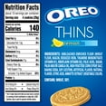 OREO Thins Lemon Flavored Creme Sandwich Cookies, 10.1 oz