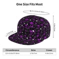 thumbnail image 4 of Zufioo Yin Yang1 Print Flat Brim Baseball Cap, Sun Protection, Sweat Absorption, Adjustable Sports Cap, Suitable for Men and Women in All Seasons, 4 of 7