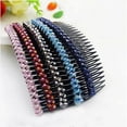 thumbnail image 2 of Vintage Elegant Headwear Headband Rhinestones For Girls Girl Bangs Clip Korean Barrettes Women Hair Comb Crystal Hair Clips GREY L, 2 of 8