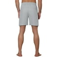 thumbnail image 3 of INSPIRE CHIC Men's Solid Color Elastic Waistband Lightweight Swimwear Shorts, 3 of 5