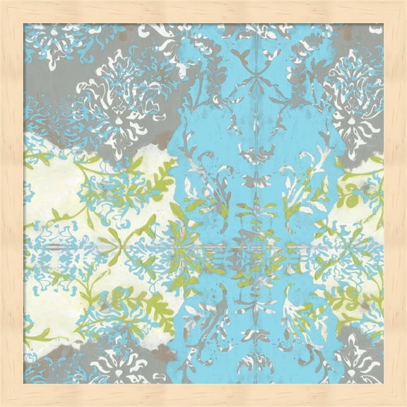 Great Art Now Decorative Overlay II by Jennifer Goldberger Framed Wall Art 13"W x 13"H