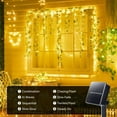 thumbnail image 4 of Syenll 66 ft 200 LED Outdoor Solar String Lights, Waterproof Solar Fairy Lights for for Garden Patio Yard (Warm White), 4 of 8