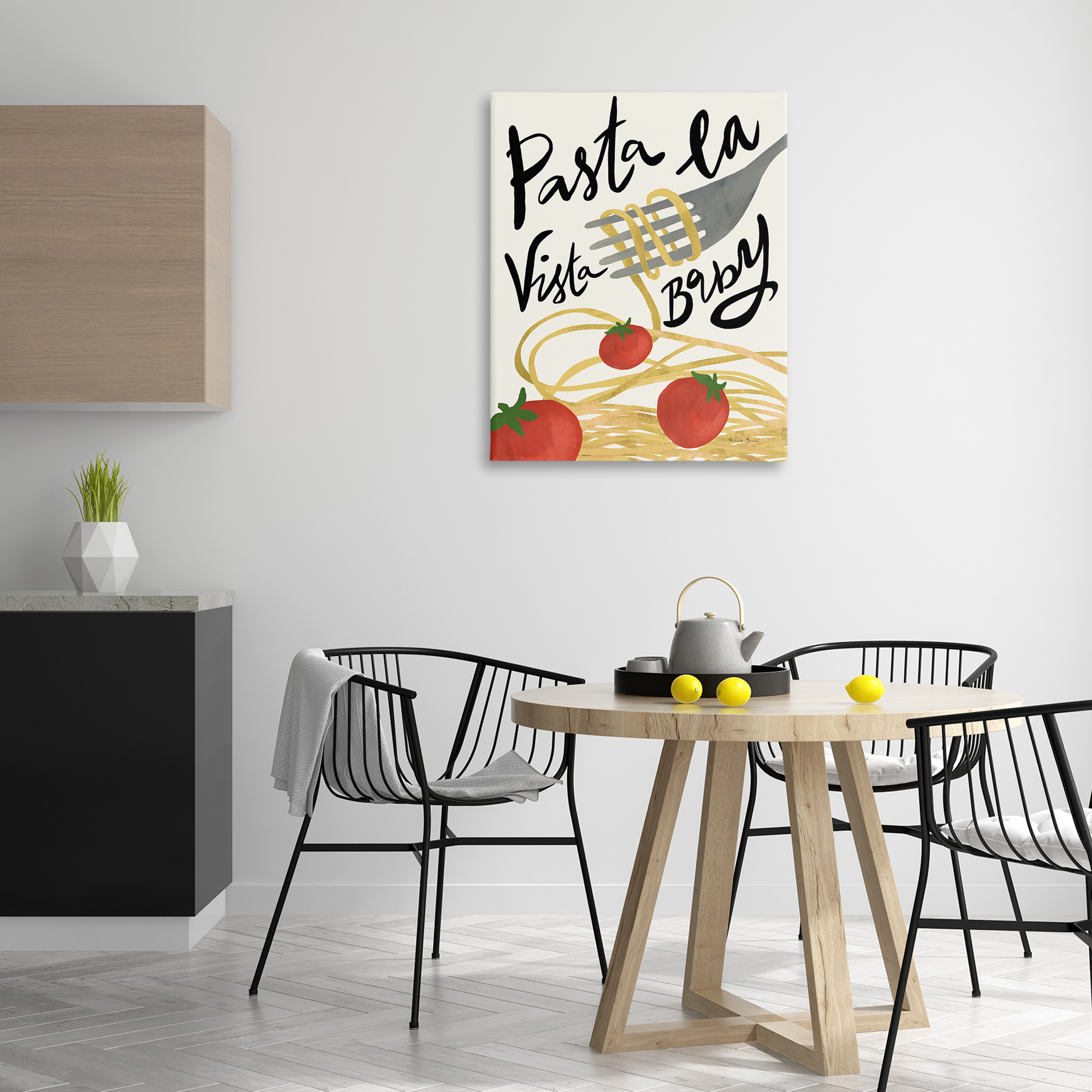 Stupell Industries Pasta La Vista Food & Beverage Painting Gallery Wrapped Canvas Art Print Wall Art, 30 x 40