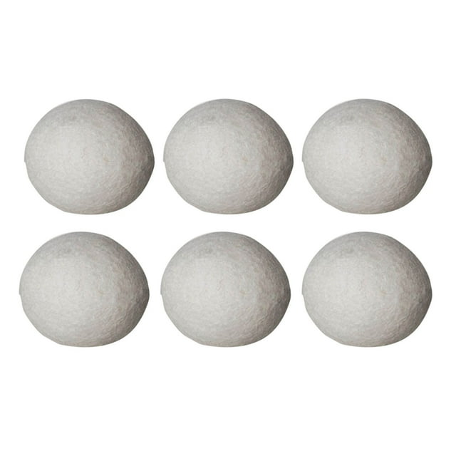 Wool Dryer Balls 6-Pack Premium Natural Fabric Softener Award-Winning - Wool Balls Replaces Dryer Sheets - Wool Balls For Dryer - Laundry Balls For Dryer