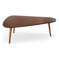 thumbnail image 1 of Caden Mi-Siècle Moderne Espresso Brun Table Basse en Bois Massif, 1 of 7