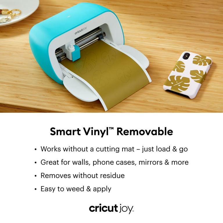 Cricut Joy Smart Machine with DIY Vinyl Decal Sampler & Essential Tools  Starter Bundle 