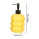 thumbnail image 3 of CaiYueKe Glass Soap Dispenser Refillable Pump Bottle, Elegant Hand Wash Lotion Shampoo Bottle, For Kitchen Bathroom Countertop Decor, Drip Free Pump, Modern Home Decor Gift, 3 of 7