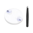 thumbnail image 1 of 30x Magnifying Travel Travel Cosmetic Small Magnifying With Suction Cup And Tweezers Compact Set, 1 of 4