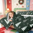thumbnail image 4 of Manfei Christmas Winter Holiday 7-Piece Twin Bedding,Farmhouse Santa Claus Bedding Comforter Set,Xmas Reversible, 4 of 7