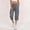 (New2)Coffee, variant on Thousandth Cargo Capri Pants for Women Casual Summer Streetwear Lightweight Jogger Cropped Pants with Multi Pockets Elastic Waist Trousers for Outdoor & Workout