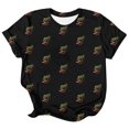 thumbnail image 3 of Men's Casual Short Sleeve T Shirt With Hat Print Comfortable Round Neck Tee For Daily Wear Spring Summer Fall Basic Top, 3 of 3