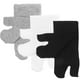 thumbnail image 5 of PTOOTP 3 pares de calcetines elásticos de algodón con puntera tabi para mujer (negro, blanco y gris), 5 of 7