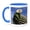 Blue/White, variant on 3drose, Saguaro Cactus Blossom, Saguaro Np, Tucson, Arizona, 11oz Mug