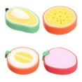 thumbnail image 1 of Shisuyan Éponges à Récurer Matériau Assortiment de Couleurs 4 Pcs 5.7X4.7X0.8In, 1 of 9
