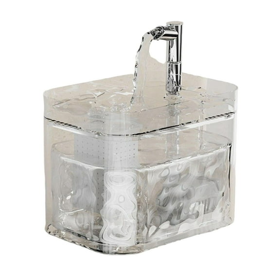 Mupvlun Cat Drinking Fountain with Silent Pump and Automatic Circulating Filter, Suitable for Pets, Birds and Dogs (A)