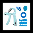 thumbnail image 1 of 5Pack Grip Strength Trainer Kit Ajustable Count Hand Grip Set con Ejercitador de Dedos Ejercitador de ExtensióN de Mano Azul, 1 of 5
