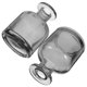 thumbnail image 2 of 2 botellas de vidrio rellenables con difusor de varillas, frascos difusores de aroma cilíndricos vacíos, soporte reutilizable para aceites esenciales para oficina, hogar y coche., 2 of 8