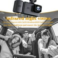 thumbnail image 6 of Btomtd Dashcam Front And Rear Camera,Dash Cam WiFi 1080P FHD Car Driving Recorder Front And Inside Two Lens Car Cameras HD Infrared Night Vision/G Sensor/Loop Recording With 32GB Card, 6 of 9