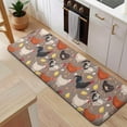 thumbnail image 5 of Brown Chicken Chick Egg Pattern Kitchen Rug Mat,Kitchen Runner Rugs Non Skid Washable,Decorative Kitchen Floor Mats for Kitchen,Sink,Laundry,17"x47.2", 5 of 7