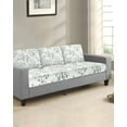 thumbnail image 2 of Tropical Foliage Sofa Couch Cushion Covers Washable, Removable Stretchable Sectional Couch Covers, Sage Green Botanical Spring Foliage Slipcovers for L & T Shape Sofa Furniture Protector S Size 1 pc, 2 of 7