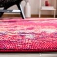thumbnail image 4 of SAFAVIEH Madison Oscar Abstract Distressed Area Rug, Red/Ivory, 6' x 9', 4 of 8