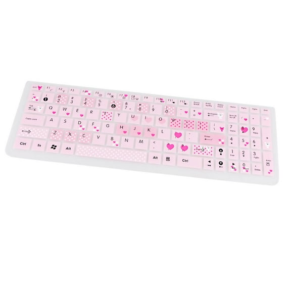lionlar Gel Keyboard Cover for Laptop Computer Protector Stickers Paster pink bear