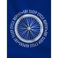 thumbnail image 2 of Tstars Mens Bicycle Shirt Cyclist Gift for Men Eat Sleep Cycle Repeat Gift for Cyclist Biking Bike Riders Cycling Tee Cycle Biking Road Mountain Riders T Shirt, 2 of 6