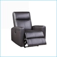 thumbnail image 7 of Recliners, Blane Modern Power Motion Recliner | Top Grain Leather Match | Brown, 7 of 7