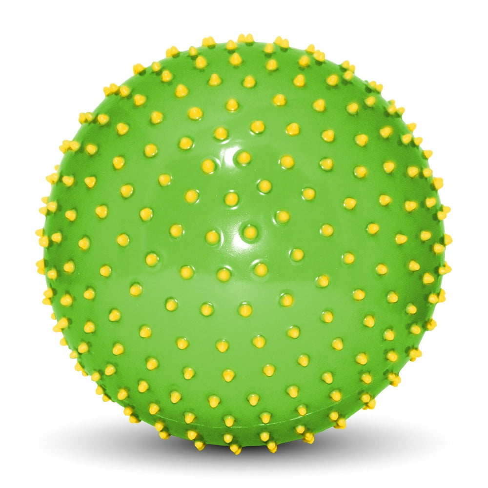 Hedstrom 9 inch Spikey Green and Yellow Playball Items May Vary