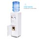 thumbnail image 2 of Dispensador enfriador de agua COSTWAY con carga superior, color blanco caliente/frío, 2 of 8