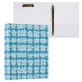 thumbnail image 4 of ALAZA Snowflake Hardcover 3 Ring Binder 1.5" Round Rings Interior Pockets Binders Organizer 2 Pack, 4 of 9