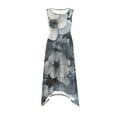 thumbnail image 4 of Floral Sleeveless Midi Dress for Women Summer Casual Tank A Line Dress Vacation Sundress, 4 of 7