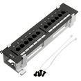 thumbnail image 2 of Kit d'Outils Réseau 3X Panneau de Patch CAT6 12 Ports RJ45 Support Mural avec Surface Support Mural, 2 of 5