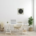thumbnail image 2 of Letter H Initial Typewriter Key Vintage Shape Typography Framed Art Print Wall Art, 17x17, 2 of 7