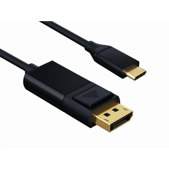 Cable Leader 3ft USB 3.1 Type C to DisplayPort Cable, Male to Male, 4K Support, Black