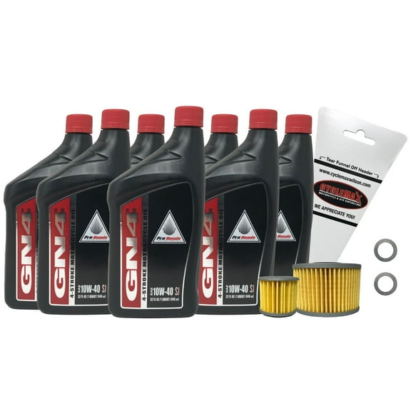 Honda OEM Oil Change Kit for 2016-2023 Honda Pioneer 1000 with 10W-40 Oil