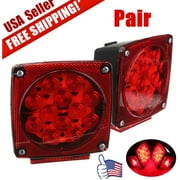 2X LED Light Kit Truck Trailer Tail Stop Turn Brake Side Marker Lamp Waterproof