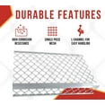 thumbnail image 4 of 4 Pack 48"x30" (Drop) Aluminum Mesh Brick Guard Corner Protector - L Shape Mesh Edge Guard Corrosion Resistant, 4 of 9