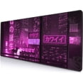 thumbnail image 1 of Gaming Mouse Pad, Large Anime Mouse Pads for Desk, Non-Slip Rubber Base Mousepad, Keyboard Mouse Mat Desk Pad with Stitched Edges, 31.5x11.8 inch, 1 of 5