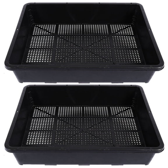 KALLORY 2Pcs Trays for Plants with High Budding Rate 14.6x11.8x3in