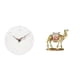 thumbnail image 1 of Reloj de pared decorativo con figura de camello. Figura de resina y tablero de fibra de densidad media. Mecanismo silencioso. Pieza de colección. Idea, 1 of 8