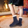thumbnail image 6 of Jtbuh XLY Mens Slipper Fuzzy Socks Winter Theraml Bed Socks Warm Fluffy Fleece Lined Slipper Socks Men Cozy Soft Thick Non Slip Home Sock, 6 of 6