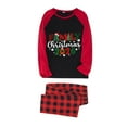 thumbnail image 2 of Blusa y pantalones con estampado a cuadros para hombre y papá, ropa familiar, pijamas, blusa y pantalones de poliéster, 2 of 3