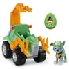 PAW Patrol, Dino Rescue Rocky’s Deluxe Rev Up Vehicle with Mystery Dinosaur Figure