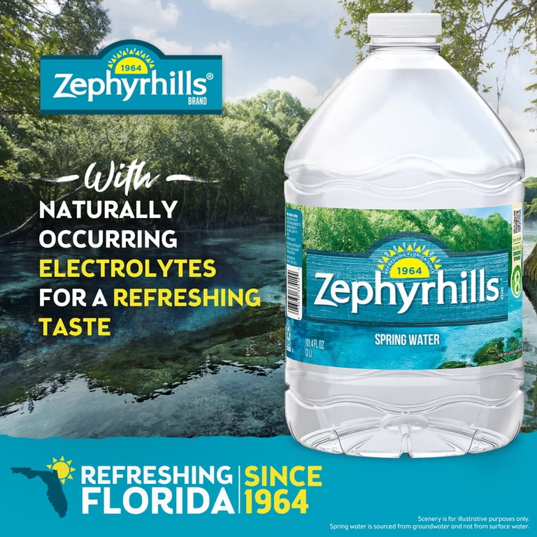 一枝春 One Spring WATER FEELING 7個セット ZEPHYRHILLS Brand 100% Natural Spring Water, Large 101.4-ounce